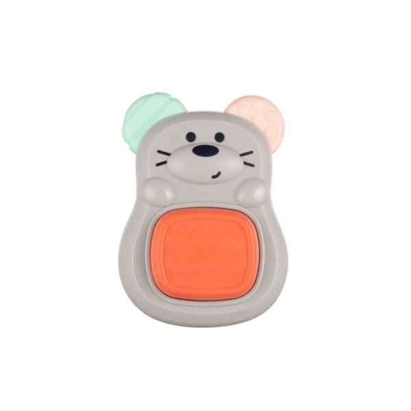 CANPOL BABIES Teether with Button, MOUSE, 5/202