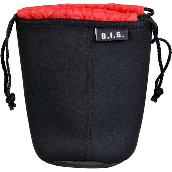 BIG lens pouch PS10 (443028) Sort, Rød