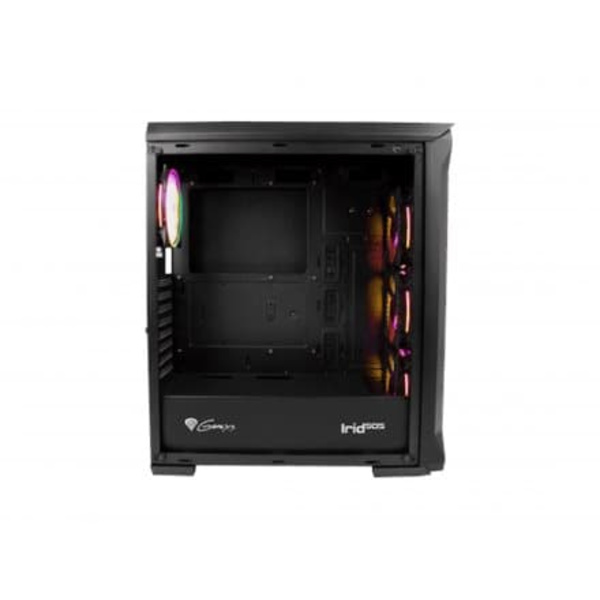 GENESIS Irid 505 ARGB Midi Tower Black, Transparent