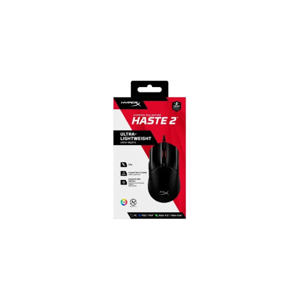 Datorpele HyperX Pulsefire Haste 2 Black