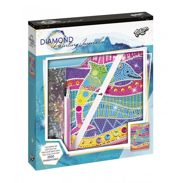 TOTUM Diamond painting notebook Dolphin, 079755