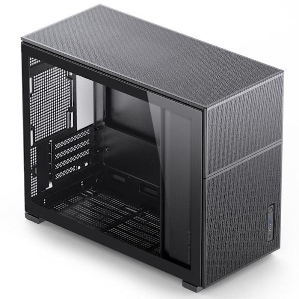 Jonsbo D31 MESH Micro-ATX Case, Tempered Glass - black