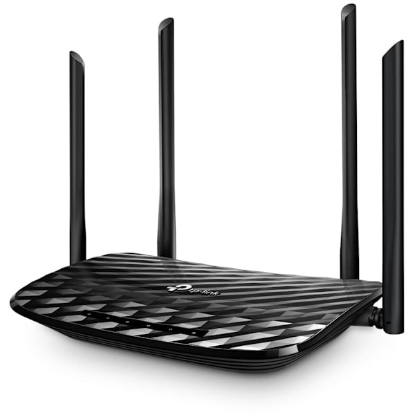 TP-Link AC1200 Wireless MU-MIMO Gigabit WiFi Router Sort