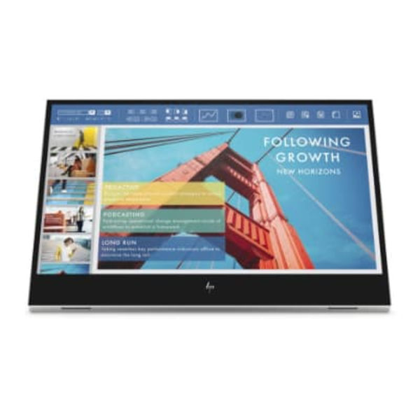 HP E14 G4 FHD Portable Monitor - 14" 1920x1080 FHD 400-nit 60Hz AG, IPS, 2x USB-C, tilt/swivel, 3 years