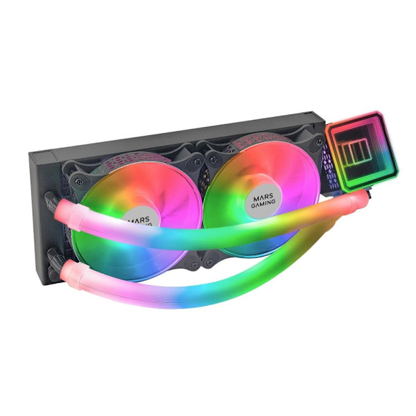 Mars Gaming ML-ULTRA240 CPU Liquid Cooling FDB/ARGB / TRX4/TR4 / AM5 / LGA1700 CPU Liquid Cooling FRGB Svart