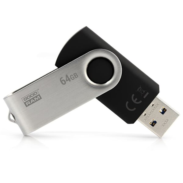GOODRAM 64GB UTS3 BLACK USB 3.0 Sort
