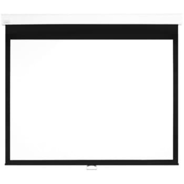 Multibrackets Manual Projection Screen Matte White (Non Tensioned) 16:10 Black borders 233cm x 145cm Sort, Hvid