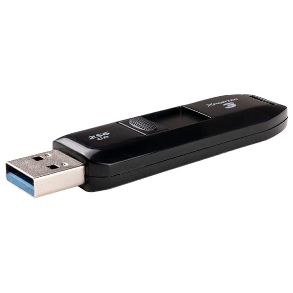 PARTIOT FLASHDRIVE Xporter 3 256GB Type A USB 3.2 Sort