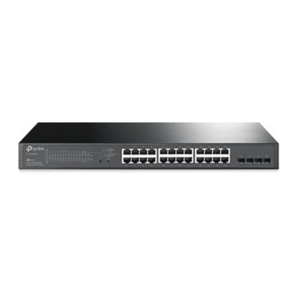 TP-LINK | JetStream 28-Port Gigabit Smart Switch | TL-SG2428P | Web Managed | Rackmountable | SFP ports quantity 4 | PoE+ ports quantity 24 | Power su Sort