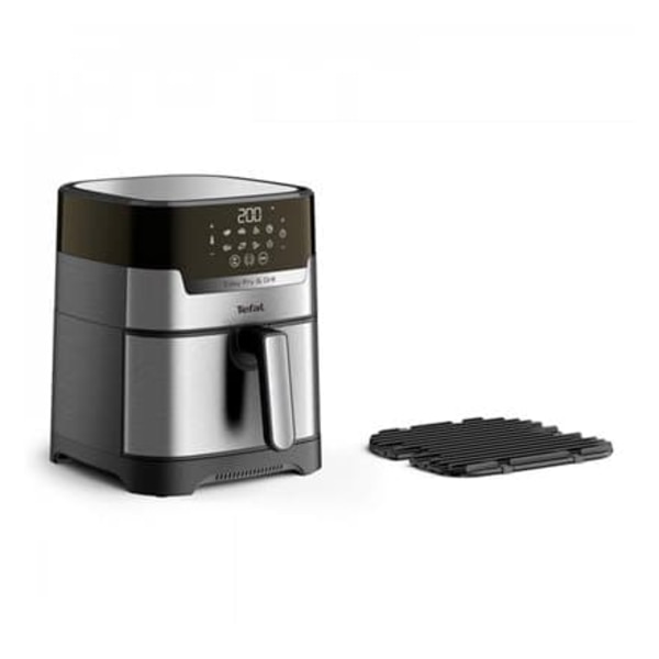 Tefal Easy Fry & Grill EY505D Single 4.2 L Stand-alone 1550 W Hot air fryer Stainless steel Rustfrit stål
