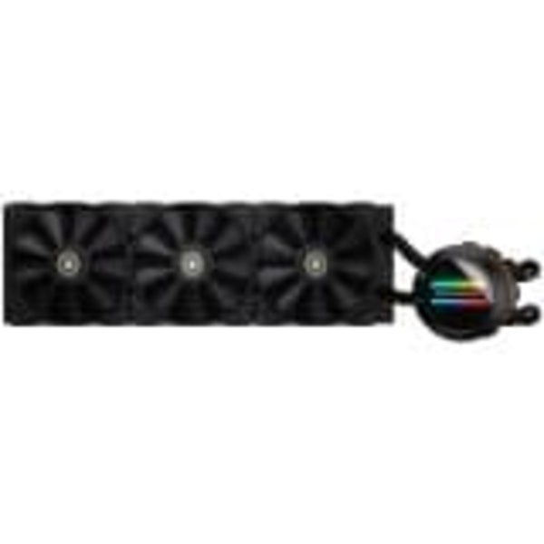 COUGAR Poseidon GT 360 AIO, 3x Cougar MHP 120mm 2000rpm PWM Fans, ARGB Lighting with Infinity Mirror, Rotatable Pump Head, ZrO₂ Pump Bearing, Intel LG musta