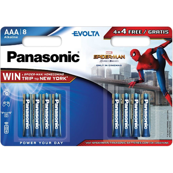 Panasonic Evolta battery LR03EGE/8B (4+4pcs)