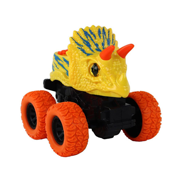 Triceratops Friction Drive Vehicle Yellow