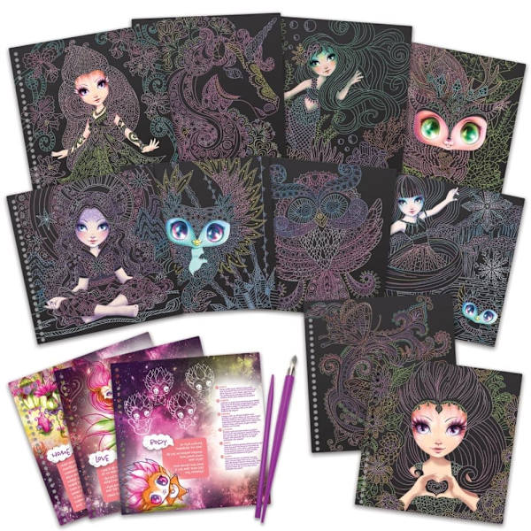 NEBULOUS STARS creative book Zen Scratch & Sketch, 11128