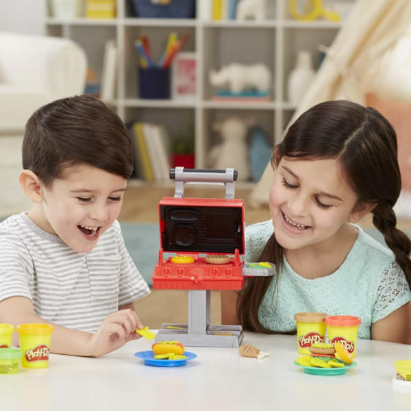 PLAY DOH plasticine set Grill and Stamp, F06525L0