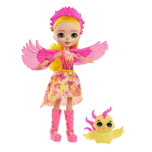 ENCHANTIMALS herojė feniksė Falonė sy gyvūnėliu, GYJ04