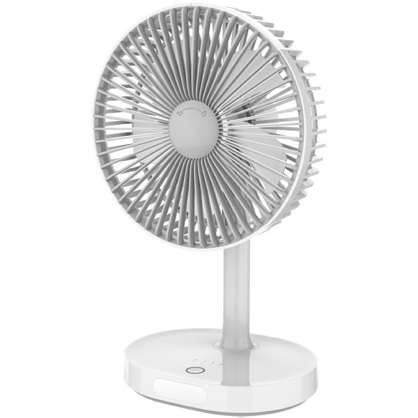 Platinet rechargeable fan 3000mAh, white/grey (45242)