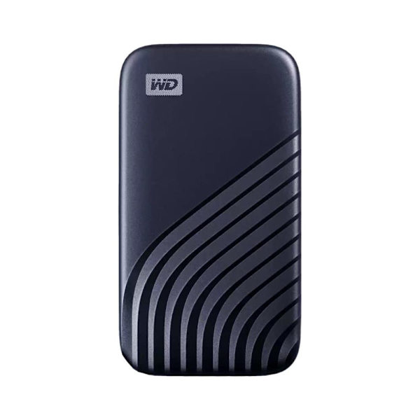 WD 500GB My Passport SSD - Portable SSD, up to 1050MB/s Read and 1000MB/s Write Speeds, USB 3.2 Gen 2 - Midnight Blue