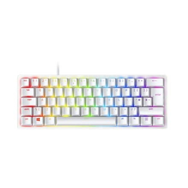 Razer | Optical Gaming Keyboard | Huntsman Mini 60% | Gaming keyboard | Wired | RGB LED light | Cyrillic | Mercury | USB-C | Red Switch