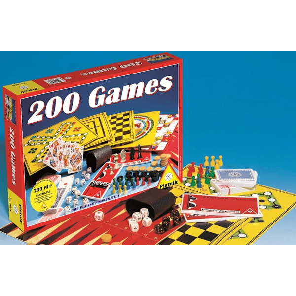 PIATNIK Board game set 200 Games (In Lithuanian lang.)