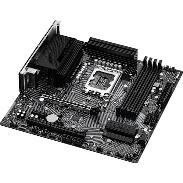ASRock Motherboard Z790M PG Lightning/D4 - Micro ATX - Socket LGA1700 - AMD Z790