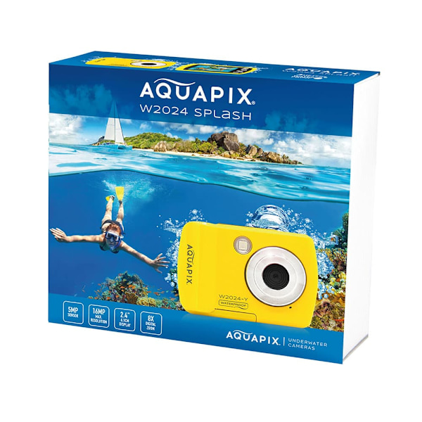 Easypix Aquapix W2024 Splash yellow 10067 Keltainen