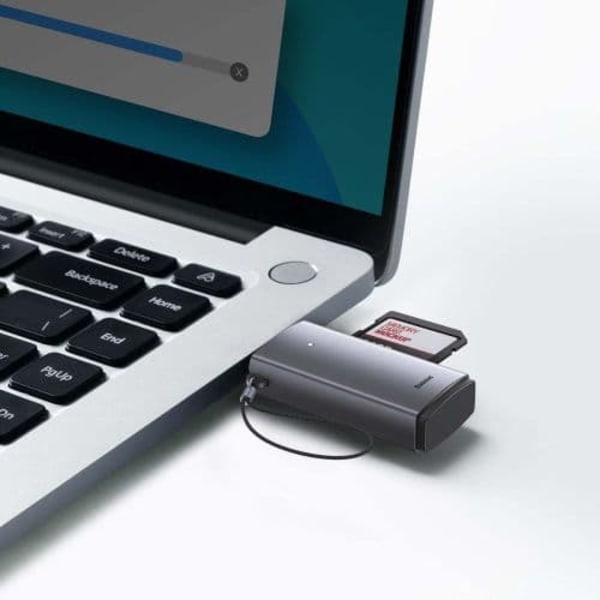 Baseus Card Reader Lite Series SD / TF to USB-A, Gray (WKQX060013)