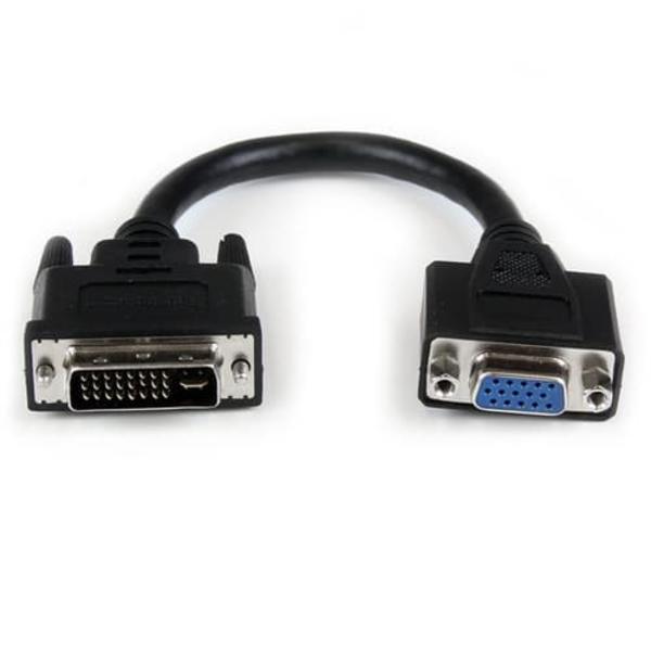 8IN DVI MALE TO VGA FEMALECABLE