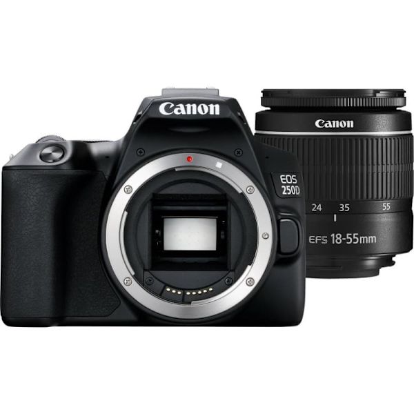 Canon | Megapixel 24.1 MP | Image stabilizer | ISO sensitivity (max) 256000 | Wi-Fi | Video recording | Manual | CMOS | Black