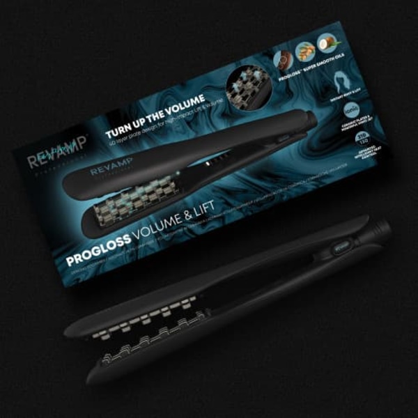 Progloss Volume and Lift | VL-2000-EU | Ceramic heating system | Ion conditioning | Barrel diameter 25 mm | Temperature (max) 210 °C | Black