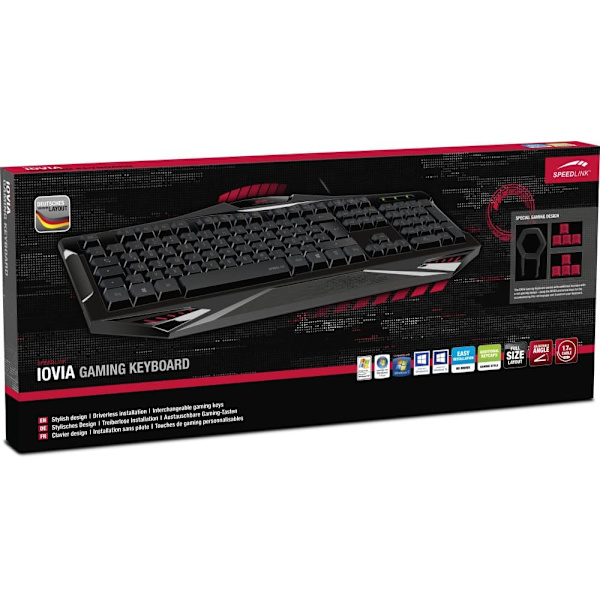 Speedlink keyboard Iovia Nordic (SL-670001-BK-NC)