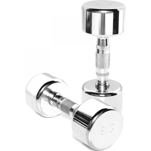 Chromed dumbbell TOORX MC-8 8kg