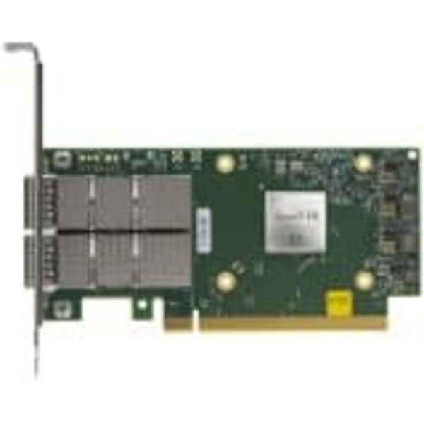 Mellanox ConnectX-6 Dx EN adapter card, 100GbE dual-port QSFP56, PCIe4.0 x16, No Crypto Grön