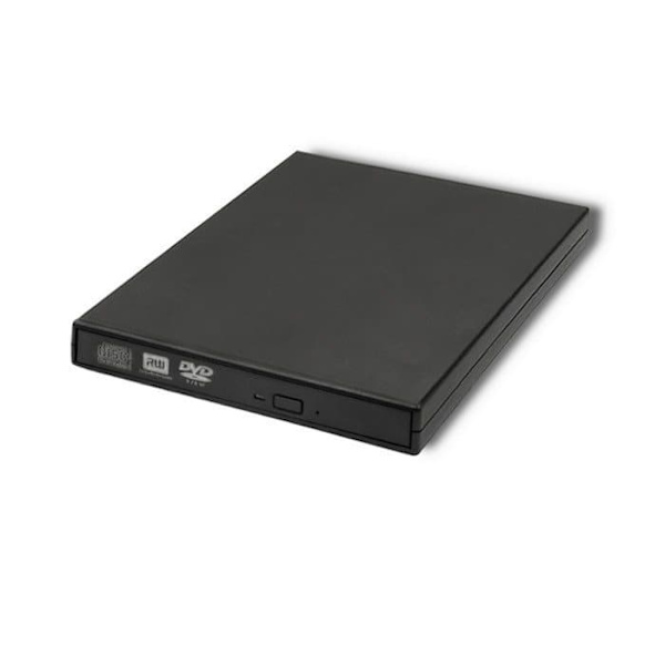 Nagrywarka DVD-RW zewnętrzna | USB 2.0 | Czarna Sort