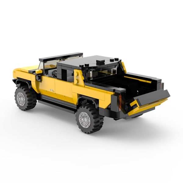 RASTAR 1:30 assemble car model Hummer EV, assort., orange/yellow, 454 parts, 93700