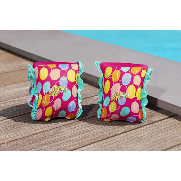 Pink Bestway 32182 Swimming Sleeves S/M