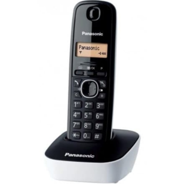 Panasonic | Cordless | KX-TG1611FXW | Built-in display | Caller ID | Black/White | Phonebook capacity 50 entries | Wireless connection Sort, Hvit
