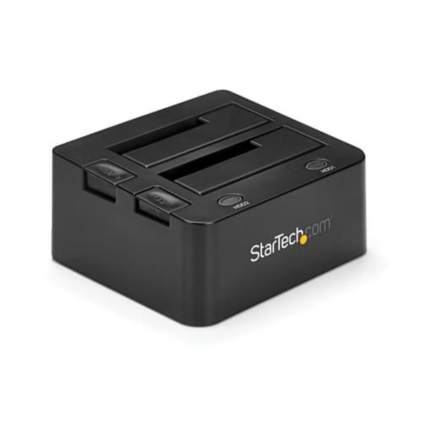 StarTech.com Dual-Bay USB 3.0 to SATA Hard Drive Docking Station, USB Hard Drive Dock, External 2.53.5 SATA IIIIII, SSDHDD Docking Station, Hot-Swap H