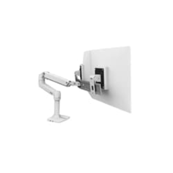 LX DESK DUAL DIRECT ARM WHITE/25IN 0.9-5KG MIS-D LIFT33 10Y WA