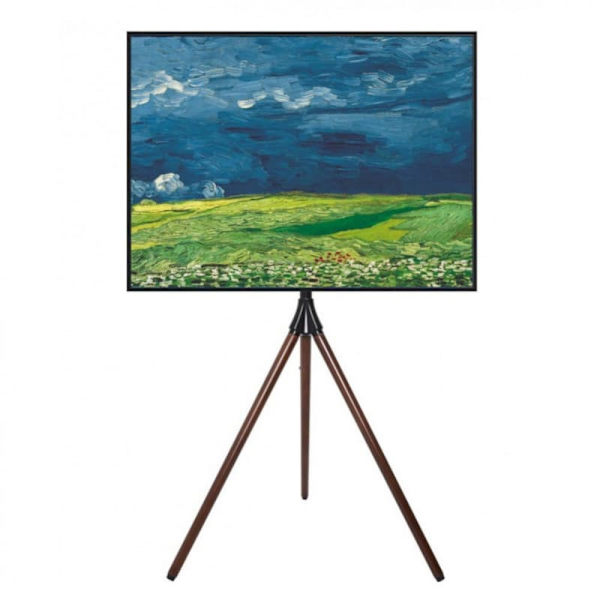 Techly ICA-TR50 TV mount 165.1 cm (65") Walnut Valnød