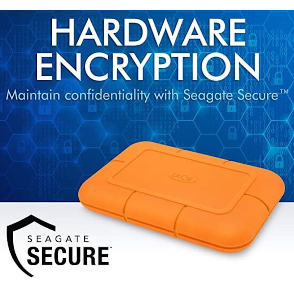 LACIE Rugged SSD 4TB 6.4cm 2.5inch USB-C external