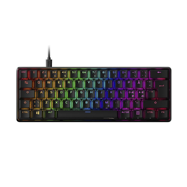 KEYBOARD ALLOY ORIGINS 60/HKBO1S-RB-NO/G HYPERX Sort