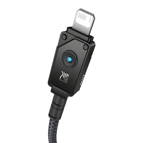 Baseus Unbreakable USB A to iP cable 1 m 5V-2.4A Black