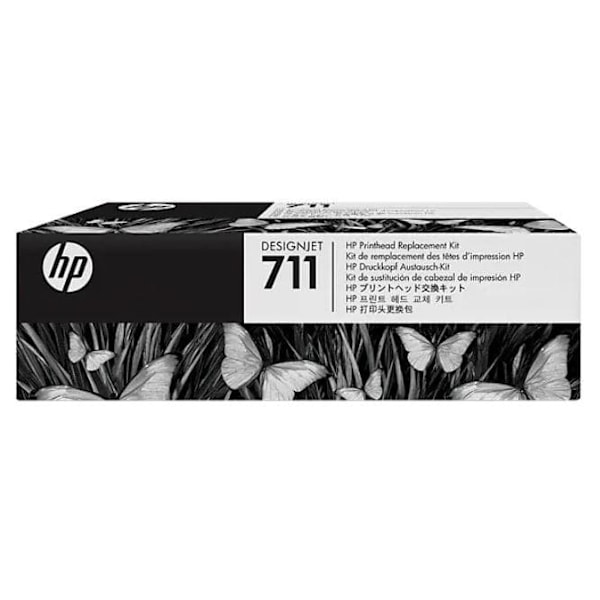HP 711 - sort, gul, cyan, magenta - pr