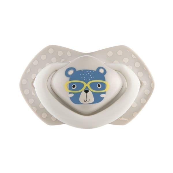 CANPOL BABIES silicone symmetrical soothers BONJOUR PARIS, 0-6m, 2 pcs, 22/647_blu
