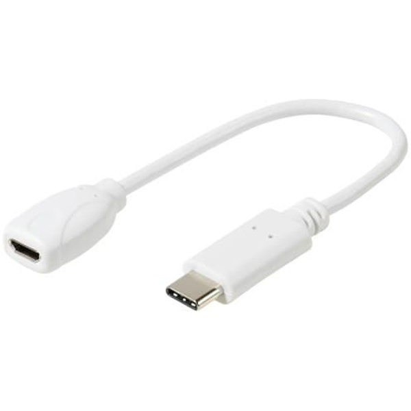 Vivanco adapter USB-C - microUSB (37558)