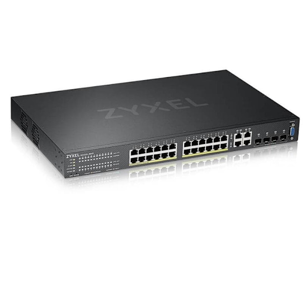 GS2220-28HP 24xGbE L2 PoE Switch GbE Uplink 1Y NCC Pro Pack LIC  GS2220-28HP-EU0101F Sort