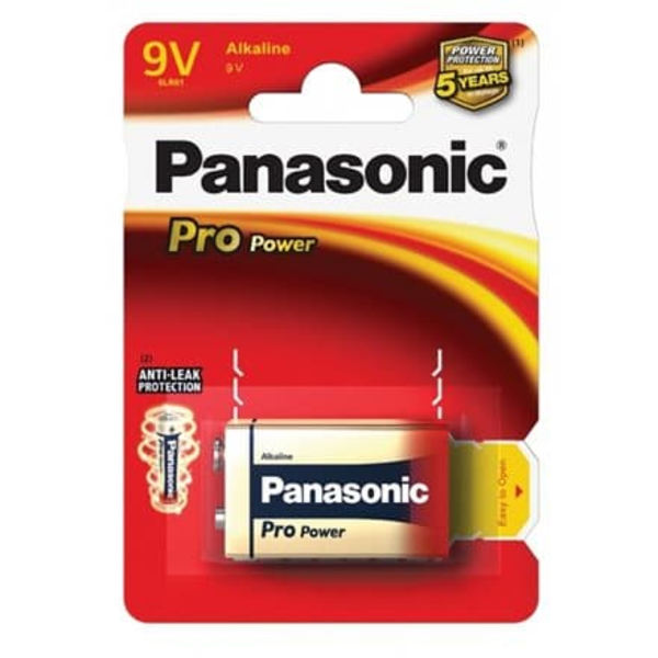 Panasonic Pro Power battery 6LR61PPG/1B 9V