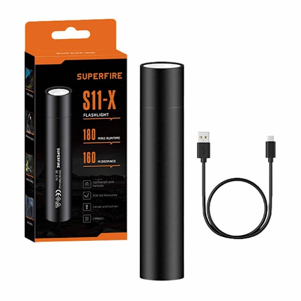 Supfire S11-X Mini Flashlight 700 lm / USB