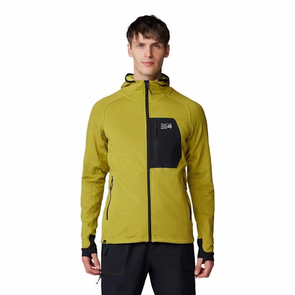 Mountain Hardwear Polartec® Power Grid™ Sweatshirt Med Lynlås Gul XL Mand